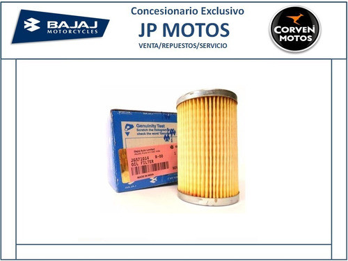 Filtro De Aceite Bajaj Rouser As 200  Original! Jp Motos 1