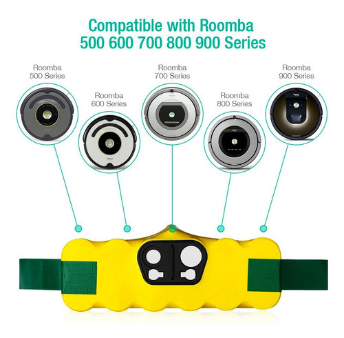 Bateria Para Roomba Series R3 500 600 700 800 900 1