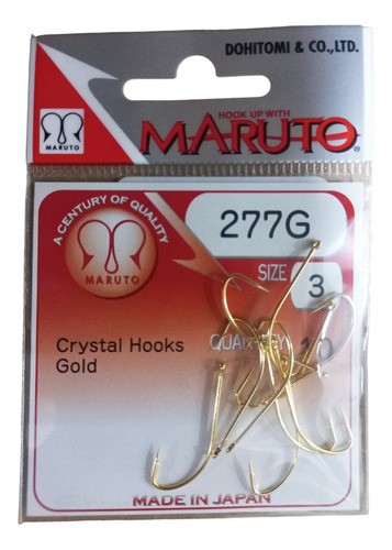 Anzuelo Maruto 277 G N°3 Paquete X10 Unidades Pejerrey Japon 0