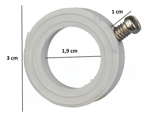 Arandela De Ajuste Plastica Sujeta Tapa Yunque Pack X10 Unid 1