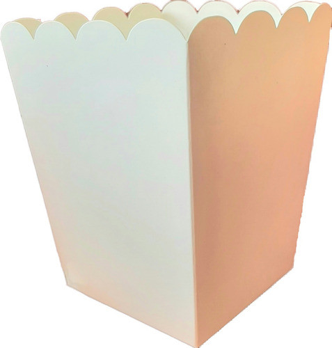 Porta Pochoclos Chico De 4 Caras - Blanco X 100u 0