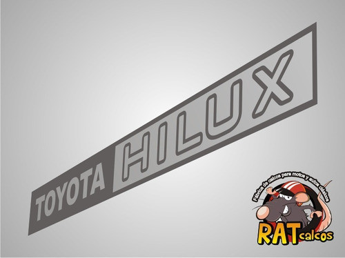 Calco Toyota Hilux Sr / Porton Trasero 1 0