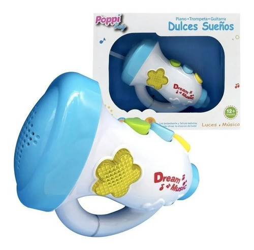 Trompeta Dulce Sueño Musical Luces Sonidos Poppi Baby 1