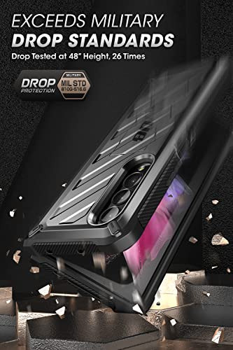 Funda Samsung Galaxy Z Fold 3 Negra Con Protector Pantalla 1