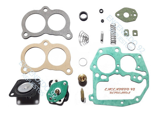 Kit Reparación Carburador - Brosol 2e7 Vw Gol Gacel 1.8 1