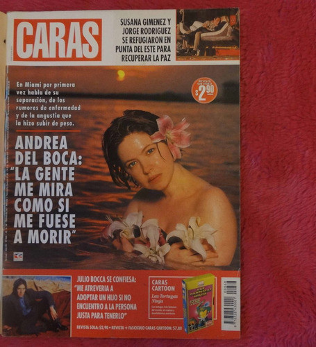 Caras 868 Agosto 1998 Andrea Del Boca Mazza Bocca Cabak 0