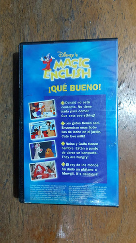 Magic English Disney Vhs N° 6 Que Bueno Original 1