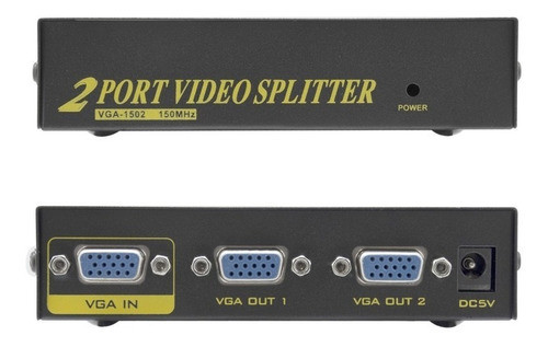 Spliter Vga 2 Puertos De Salida Con Fuente Ramos Mejia 1