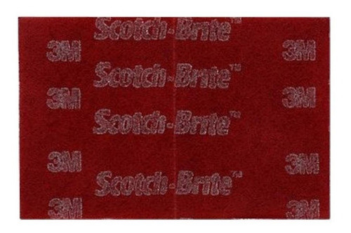 Paño Abrasivo Bordo 3m Scotch Brite 7447 Pro P/inox X 20un 0