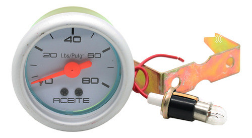 Manometro De Aceite 80 Libras Universal 0