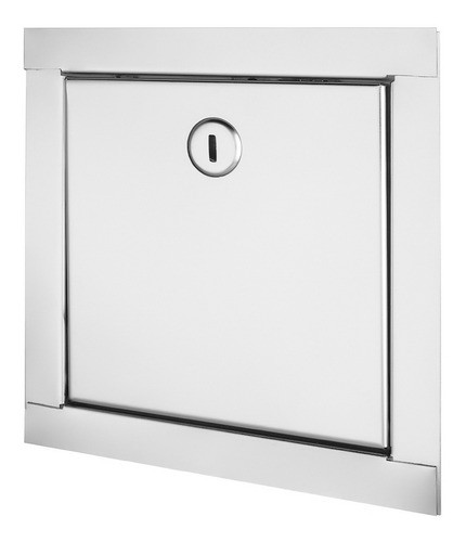 Tapa Puerta Llave De Paso Canilla Servicio 30x30 Acero Inox 0
