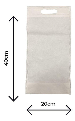 100 Bolsas De Friselina Ecologicas Personalizadas 20x40 Vino 1