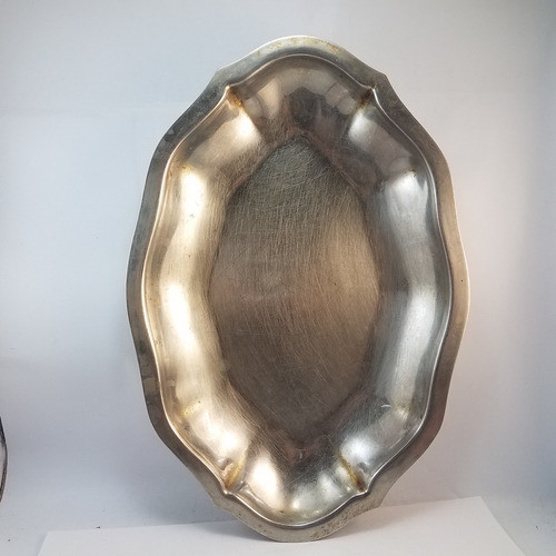 Fuente De Acero Inoxidable Ovalada Bandeja 0