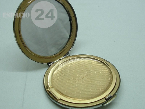 Antigua Polvera De Metal  Marca Stratton  Made In England 0