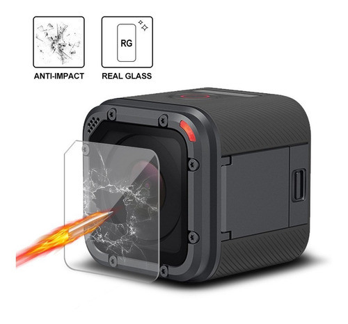 Vidrio Templado Protector Lente Gopro Session 4 / 5 0