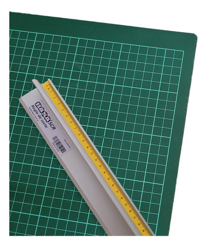 Tabla De Corte A2 60x45cm +regla Aluminio Protect 50 Cm 0