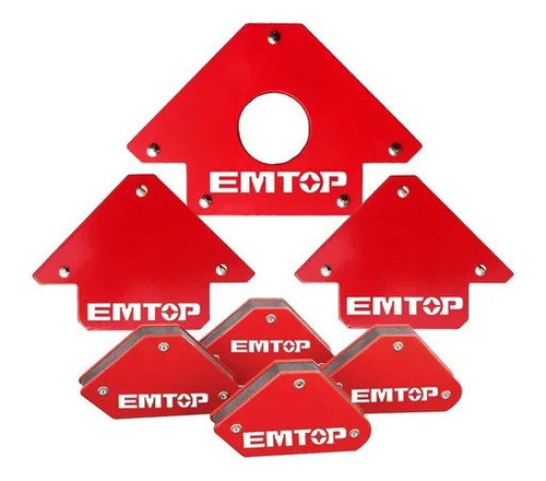 Escuadras Magneticas Soldador Set 7 Unidades Emtop 0