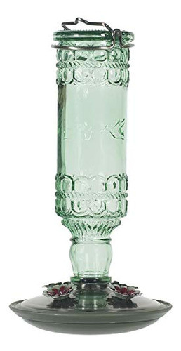 Perky-pet 8108-2 Verde Botella Antigua 10 Onzas Alimentador 0