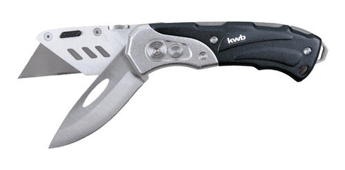 Trincheta Navaja Cuchillo Cuter Plegable Kwb Trader 1