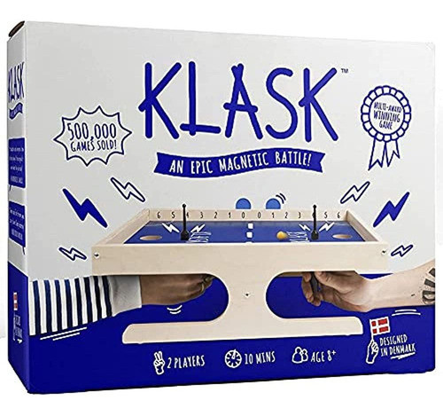 Klask: El Galardonado Juego De Habilidad Magnético Para Fies 0