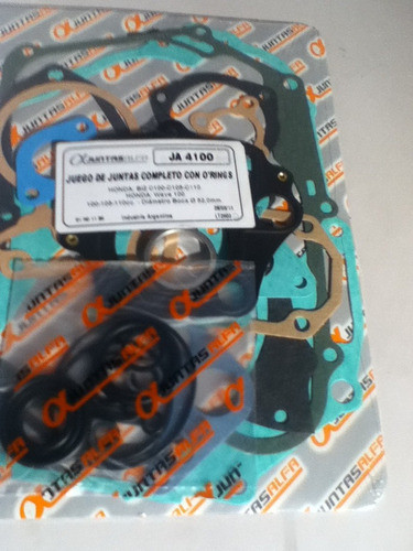 Juego De Juntas Completo Honda Biz 105 Con Oring 0