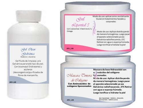Galvánica Kit Tensa Reafirma Rostro Antiedad Antiarrugas 0