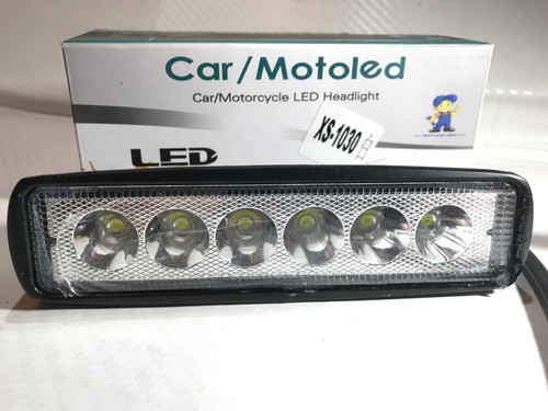 Foco Caminero 6 Leds 12v 18w Luz Potente Blanca Auto.x1 F418 1