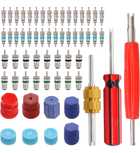 Taiss 59pcs Kit De Accesorios Para El Núcleo De La Válvula D 0