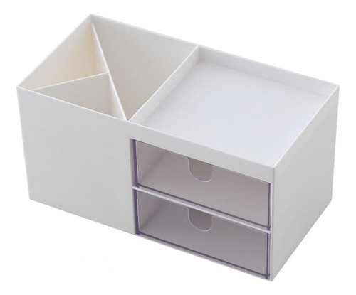 Multiorganizador Con Cajones De Acrilico P/escritorio Blanco 0