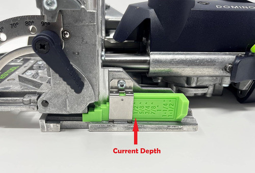 Calibrador De Espesor Para Festool Domino Df 500 Pulgadas 1