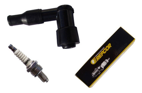 Brava Lazer 70 Bujia A7tc/ C7hsa + Capuchon  Bujia Resistor 0