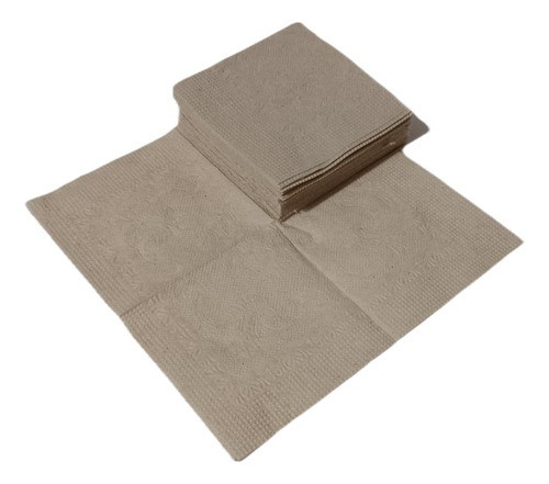 Caja De Servilletas Beige Papel Tissue 24x24 X 1200 U. 1