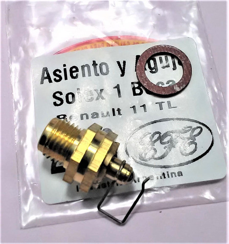 Asiento Y Aguja Carburador Solex 1 Boca Renault 11 Tl 1