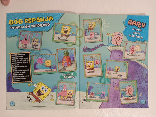 Álbum De Figuritas Autoadhesivas Bob Esponja (faltan 12) 1