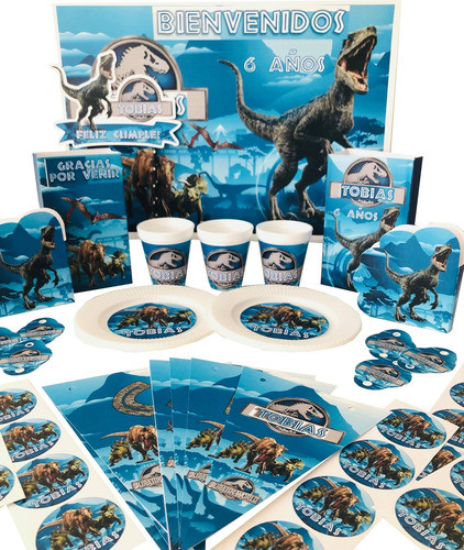 Cotillón Infantil Personalizado X 15  Jurassic World 0