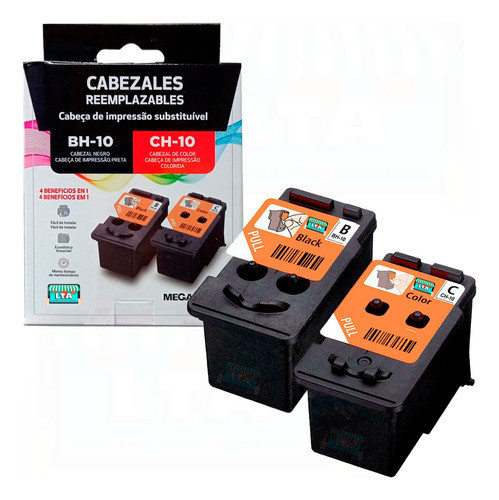 Kit Cabezales Originales Negro + Color Canon Pixma G1130 0