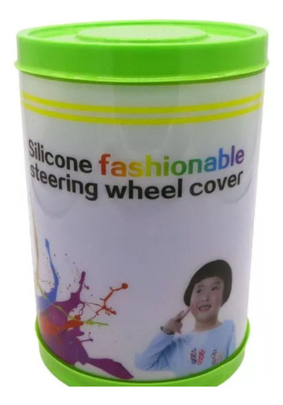 Cubre Volante De Silicona Textura Elastizado Universal  Azul 1