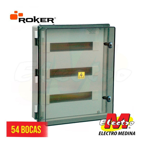 Caja Gabinete Estanco 54 Din Prd 554/1 Roker Electro Medina 0