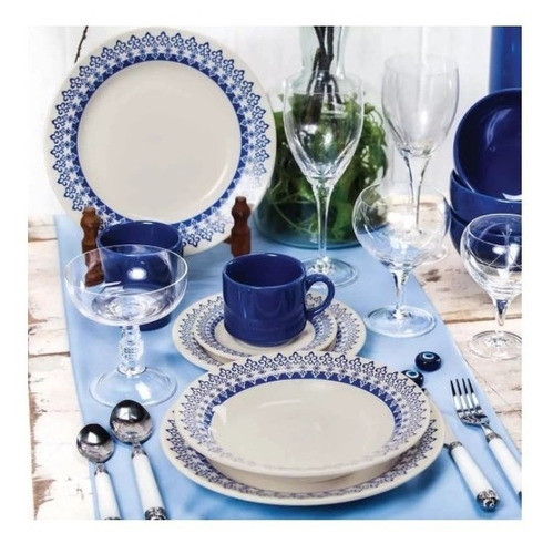 Set Juego 30 Pzs Plato Playo Hondo Postre Grecia Vajilla Bz3 1