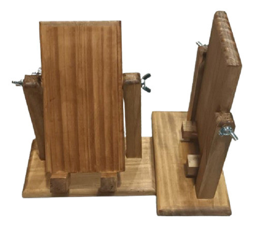 Soporte Porta Celular Tablet Madera Articulado Multiposicion 0