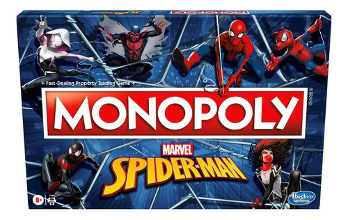 Juego De Mesa Monopoly Marvel Spiderman Hasbro F3968 0