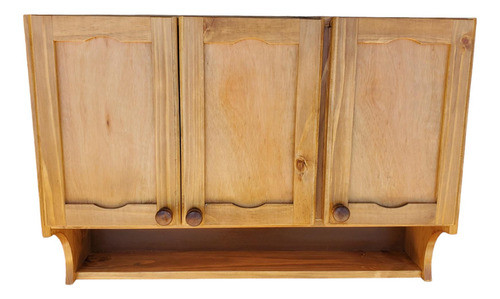 Mueble De Cocina Alacena Aereo 3 Puertas Madera Maciza 0