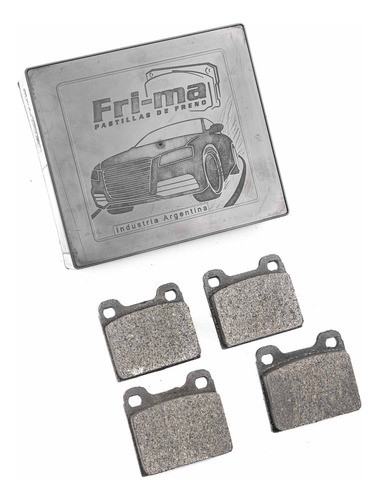 Pastilla De Freno P/ Volkswagen Saveiro 1.6 83/93 Del Frima 0