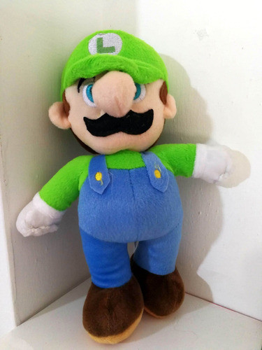 Luigi Peluche Gamezone Mercadopago 26cm Mario Toad Yoshi 0