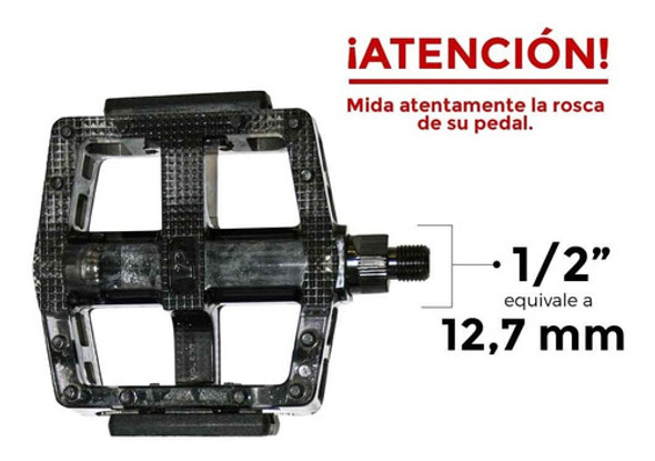 Pedales Bicicleta Vp577  Rosca De 1/2 Bmx Mtb Bici Paseo 1 Pedales Bicicleta Vp577  Rosca De 1/2 Bmx Mtb Bici Paseo 1
