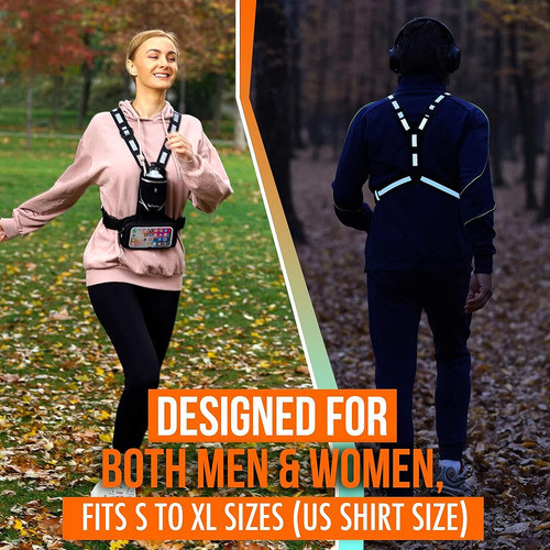 Hydrochest Workout And Running Reflective Chest Pack Chaleco 1