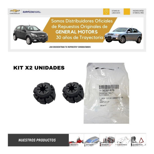 Buje Carcaza Filtro Aire Chevrolet Corsa Montana Original Gm 1