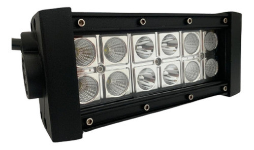 Faro Auxiliar Barra 12 Led 36w 4x4 Moto Cuatri Potencia Pro 0