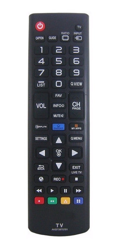 Control Remoto Para LG Smart Tv Led 0