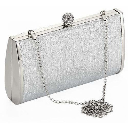 Bolso De Mano Para Mujer Con Marco De Metal Ideal Para Fiest 0